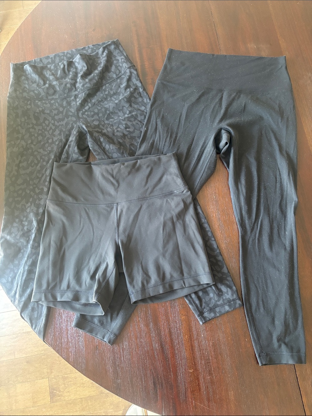 lululemon athletica Black High-Rise Leggings & Shorts Set